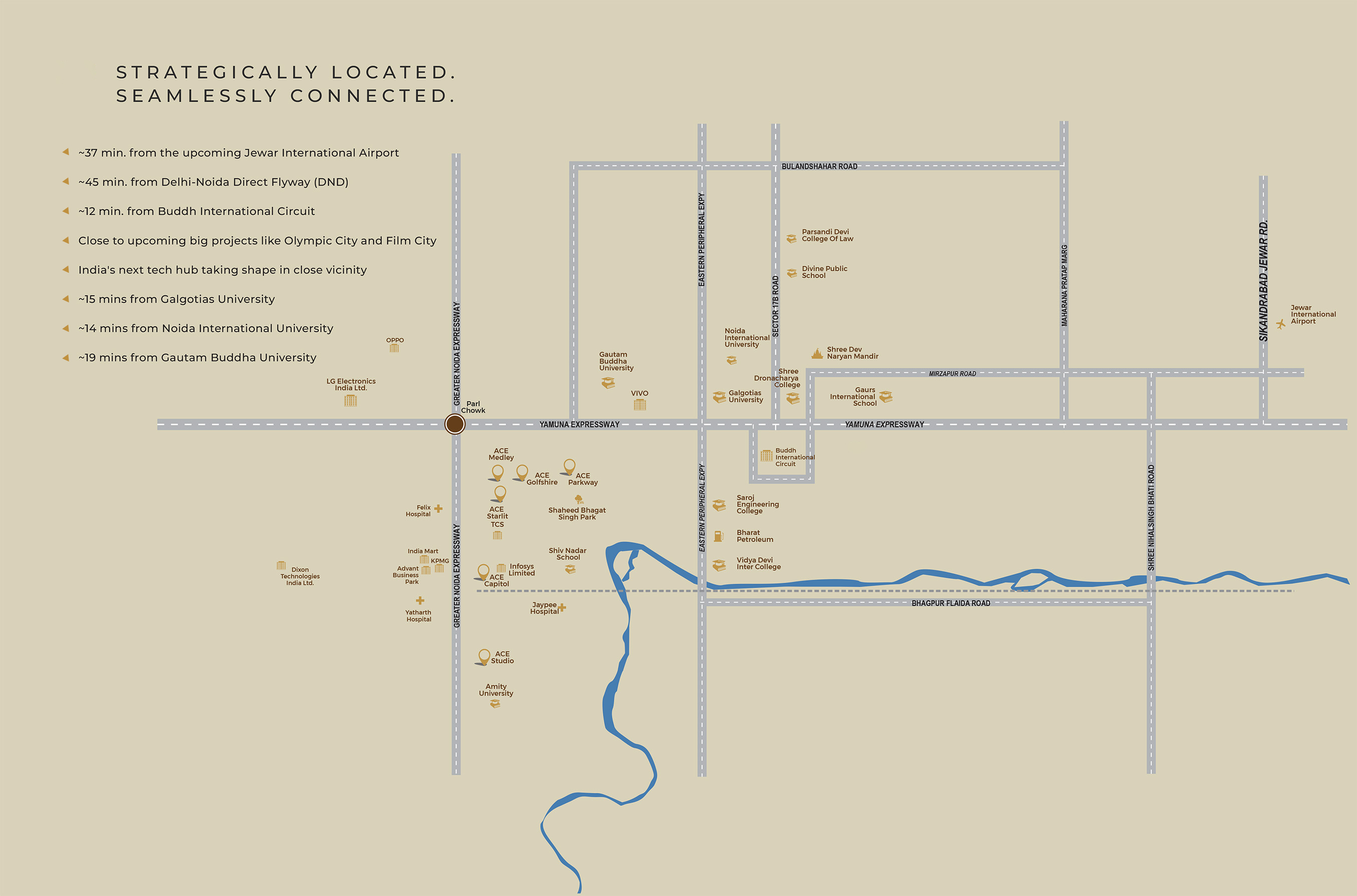 GAUR ALARIS Location Map